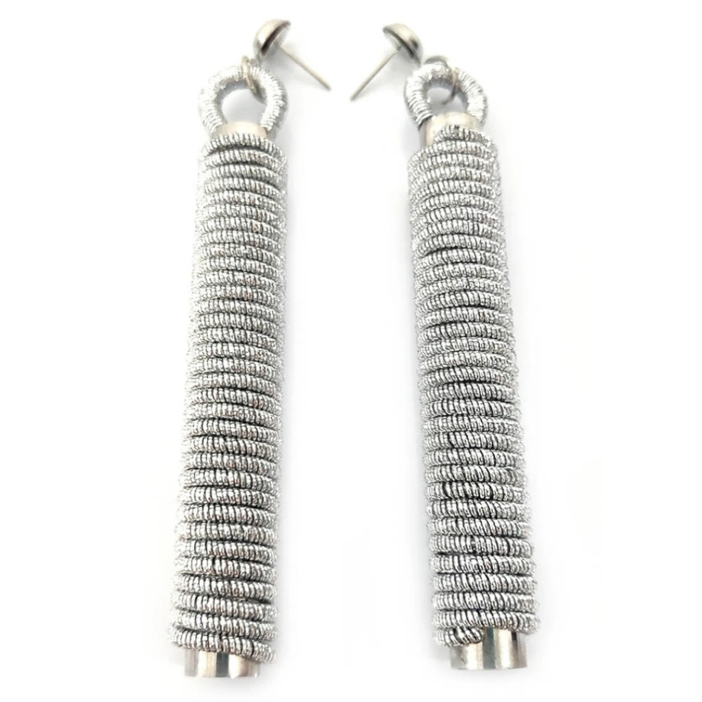 🎈SILVER "TWISTED" EARRINGS